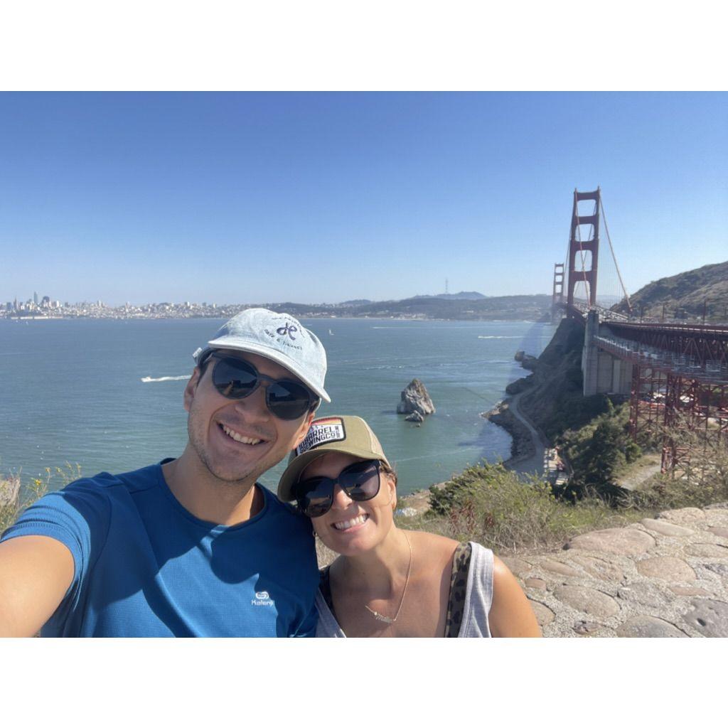 Last walk across the GGB in SF before moving east