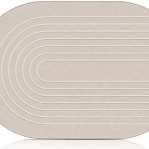 Elfcool Stone Bath Mat Diatomaceous Earth Shower Mat Non Slip Quick Dry Bath Stone Mat Super Absorbent Bathroom Floor Mat for Bathroom Kitchen Counter (Off White)