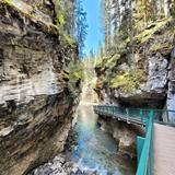 Johnston Canyon, Lower Falls