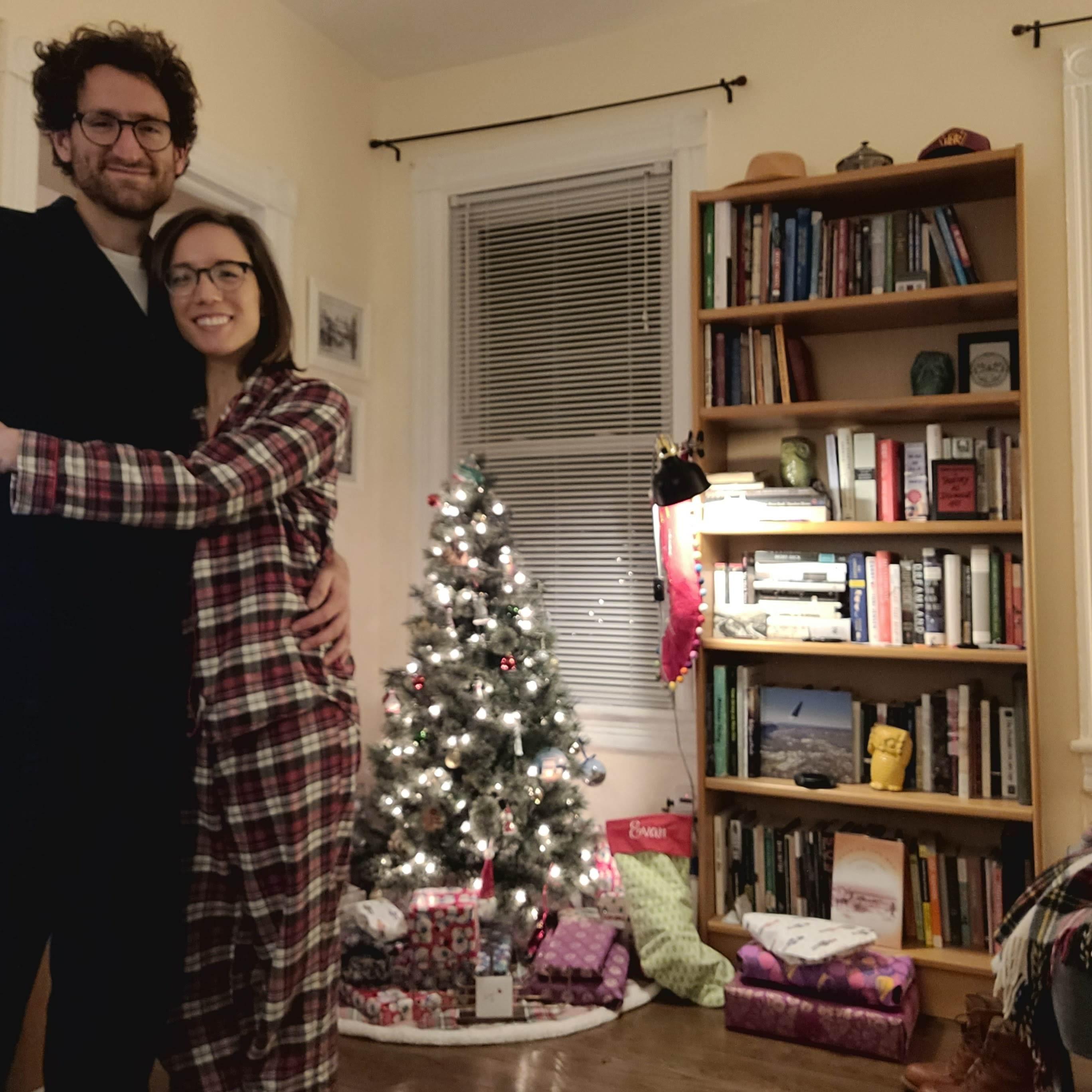 Happy Chrismukkah! Princeton, NJ. December 2021.