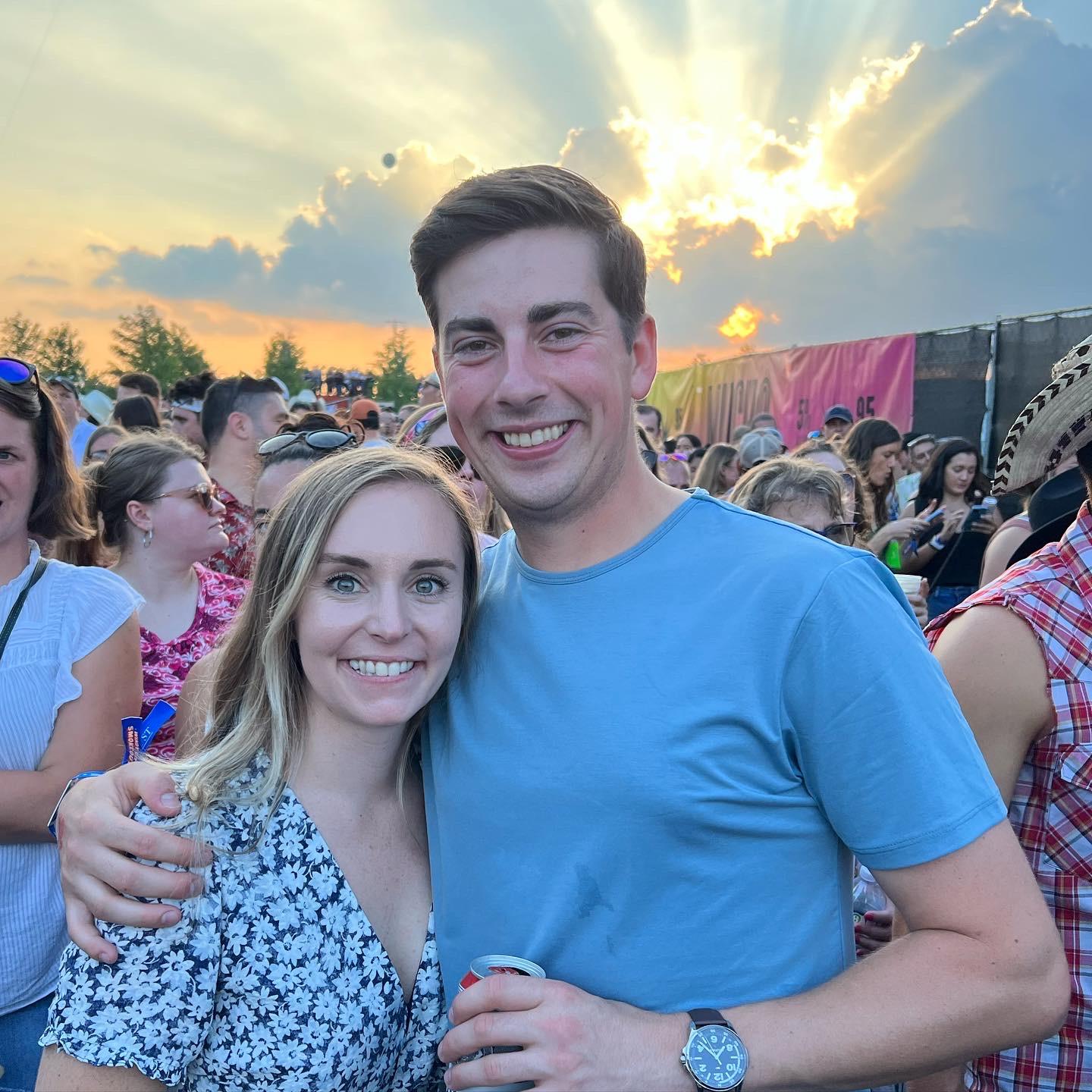 First Country concert together