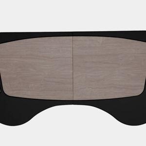 Foldable Car Tray for All Models | Work and Dine on the Go - Car Tray | Wood Optic - JOWUA