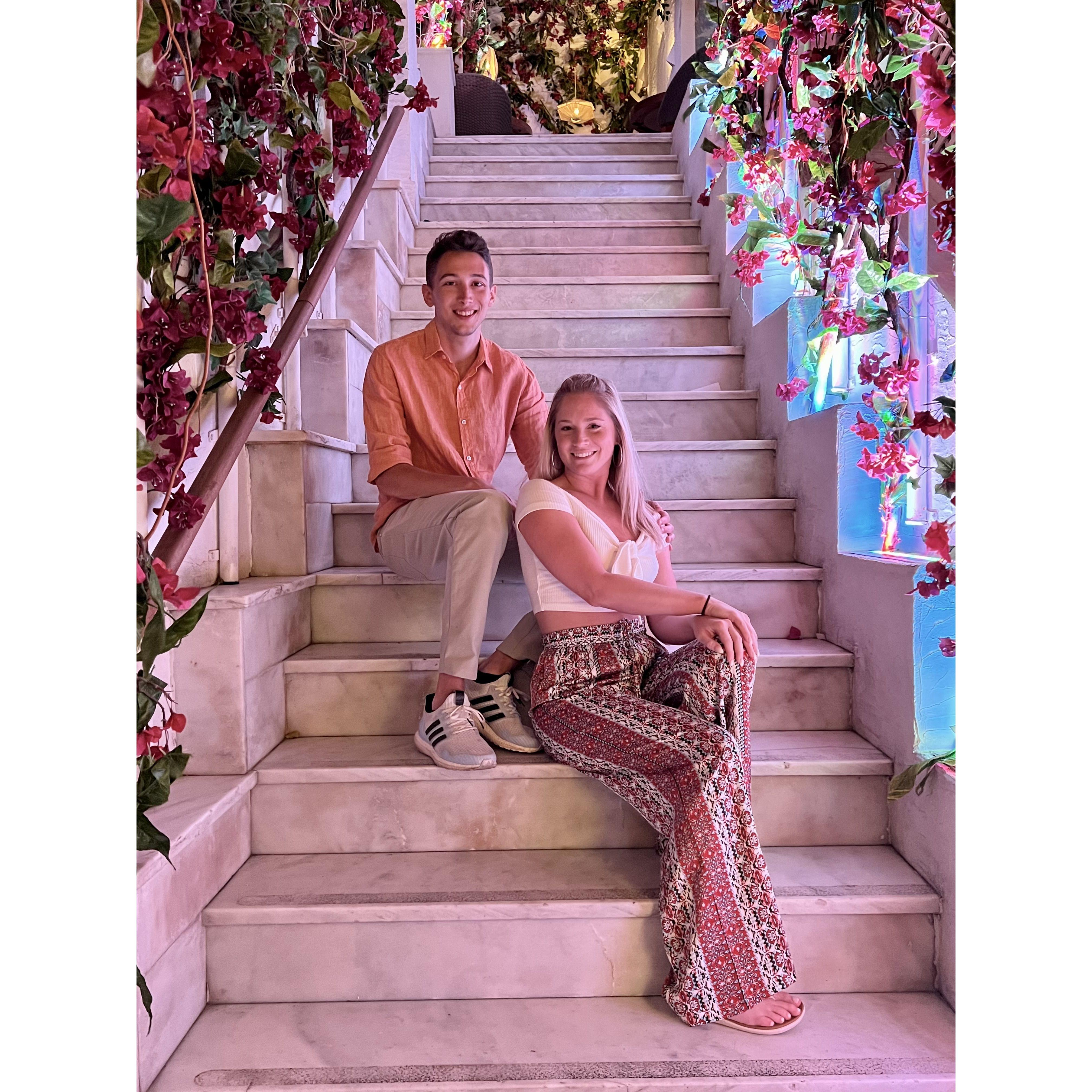 Spur of the moment photoshoots in Santorini