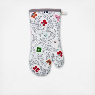 Floral Oven Mitt