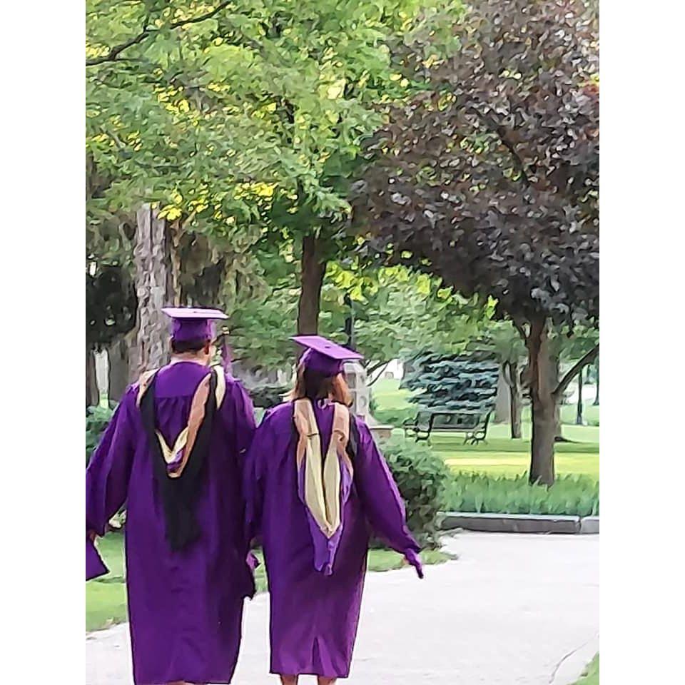 One of our last few days at Elmira College! Between the two of us. at least one of us lived on Elmira College's campus from 2013 through 2021!