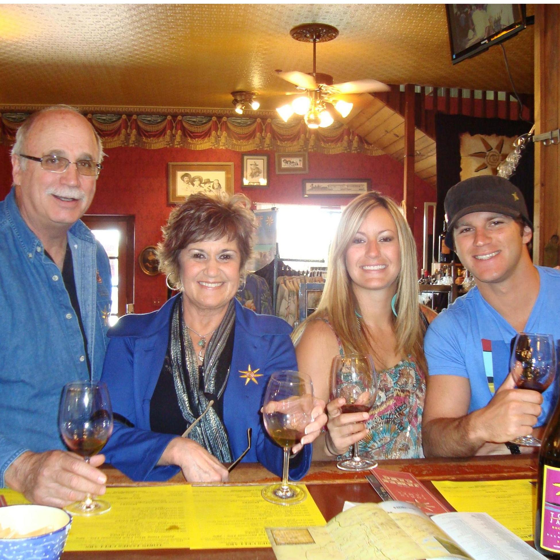 Wine tasting in Paso Robles...one of the many!