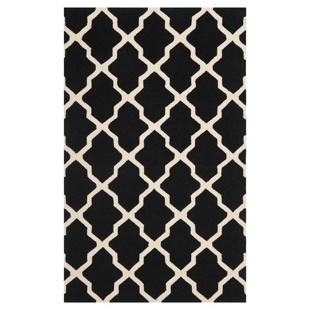 Maison Textured Rug - Black / Ivory (5'X8')- Safavieh