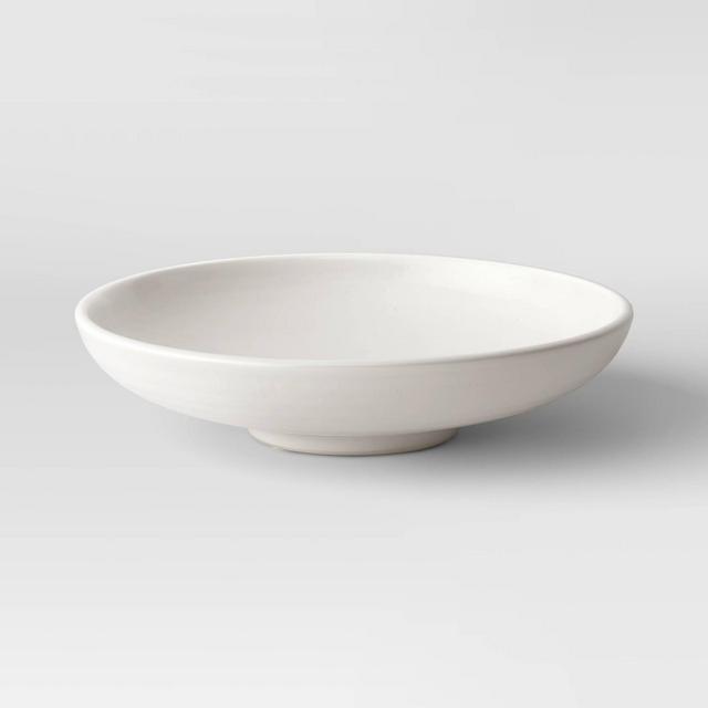 2" x 11" Ceramic Bowl Ivory - Threshold™
