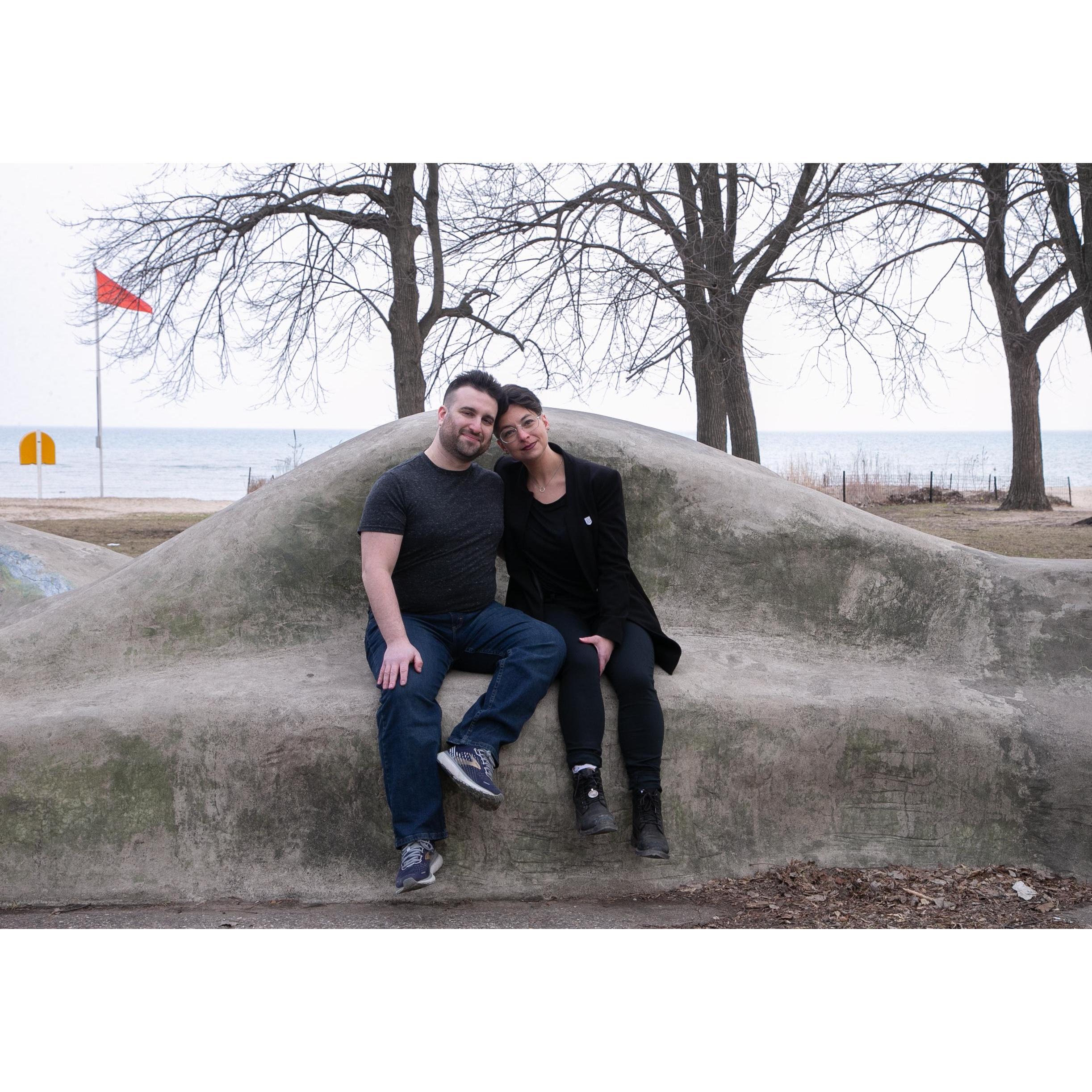 2022 Engagement photo!  Loyola Park