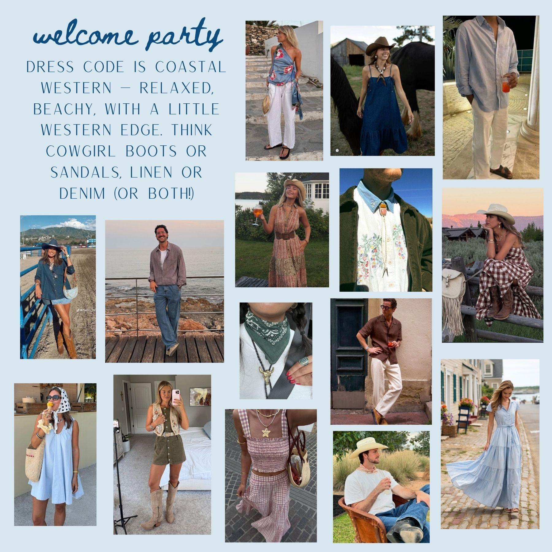 welcome party | 10.9.2026 | coastal cowboy