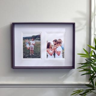 2-Opening Wood Collage Photo Frame