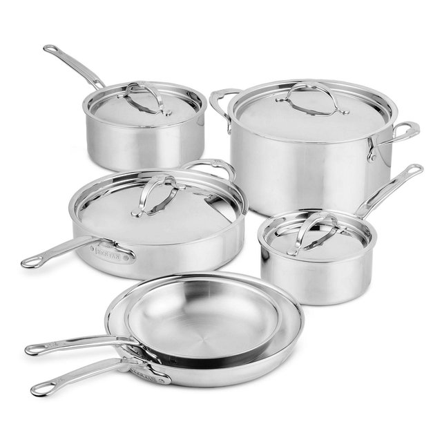 Hestan ProBond® Luxe 10 Piece Professional Clad Stainless Steel Cookware Set
