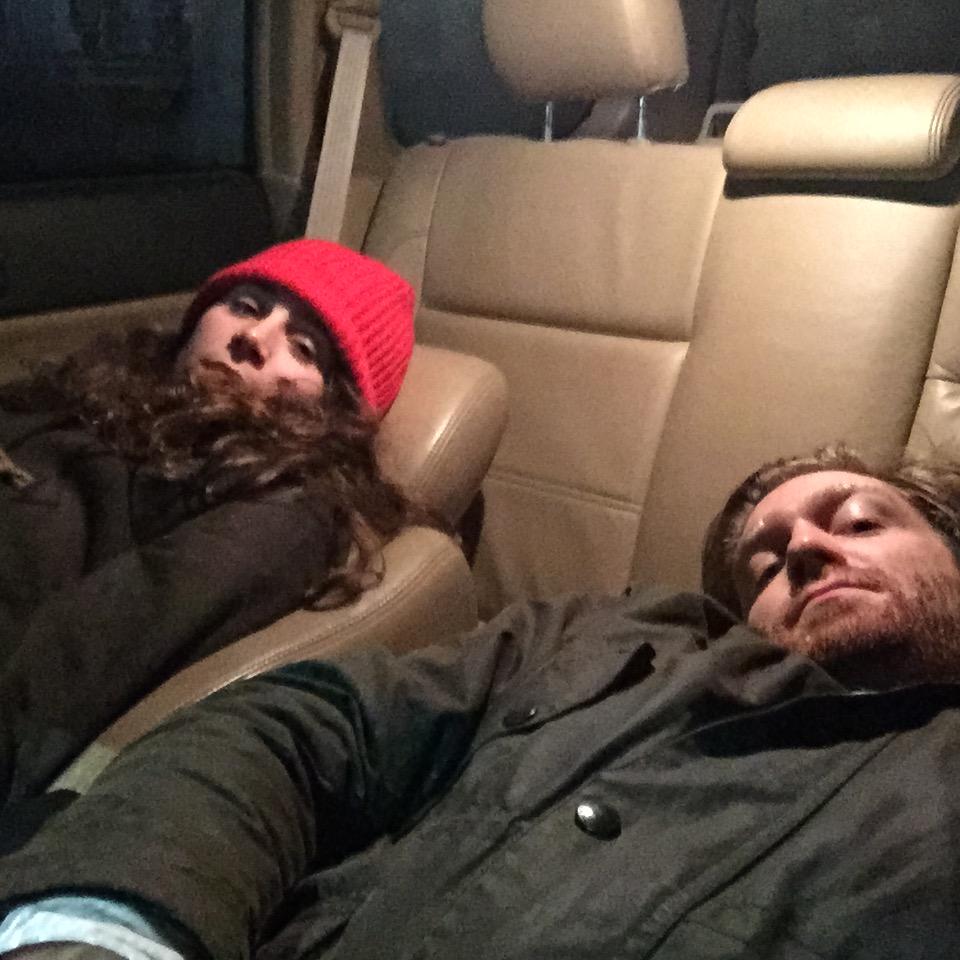Taking a random nap in the car, Brooklyn, 2016