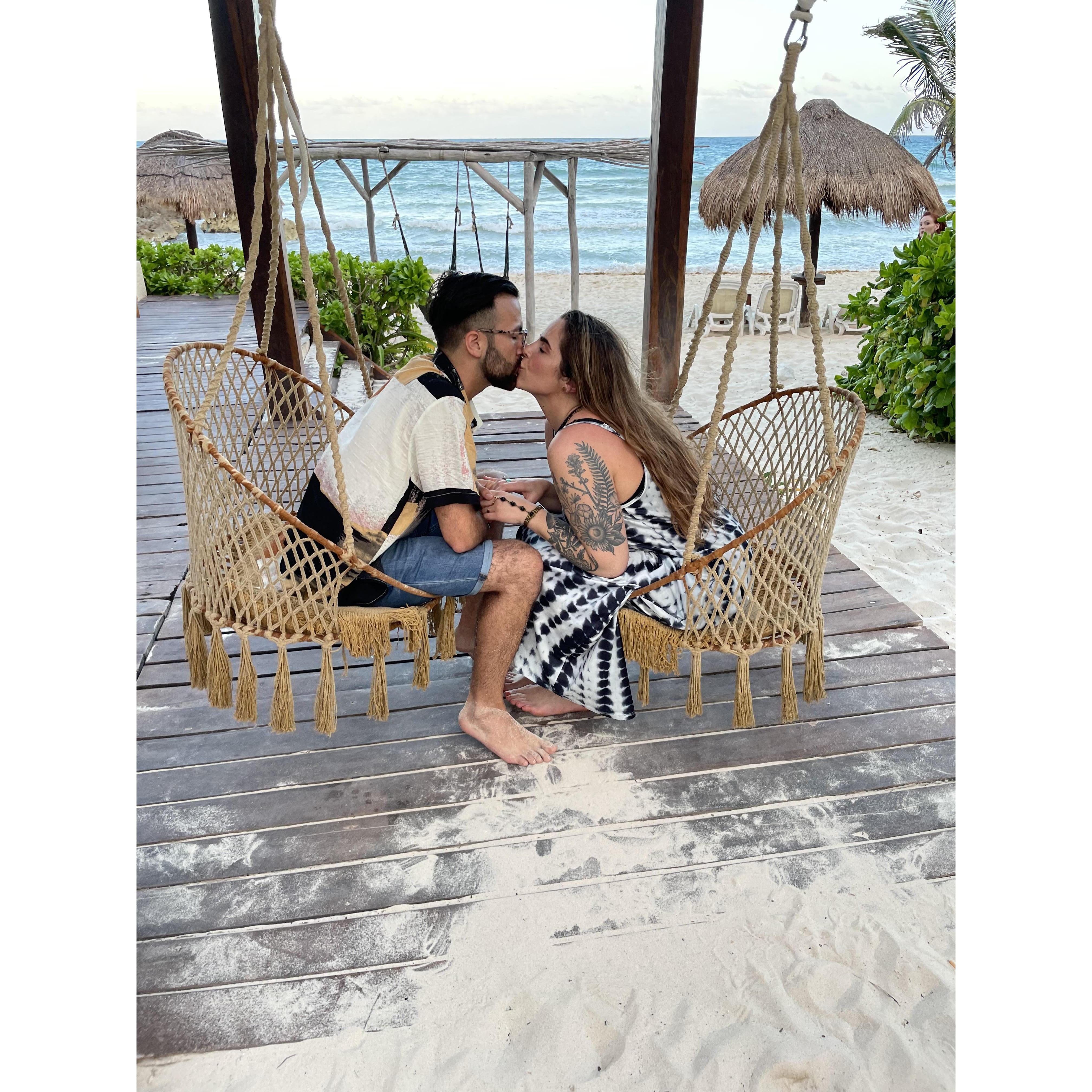 Tulum, Mexico for our bachelor/bachelorette party.