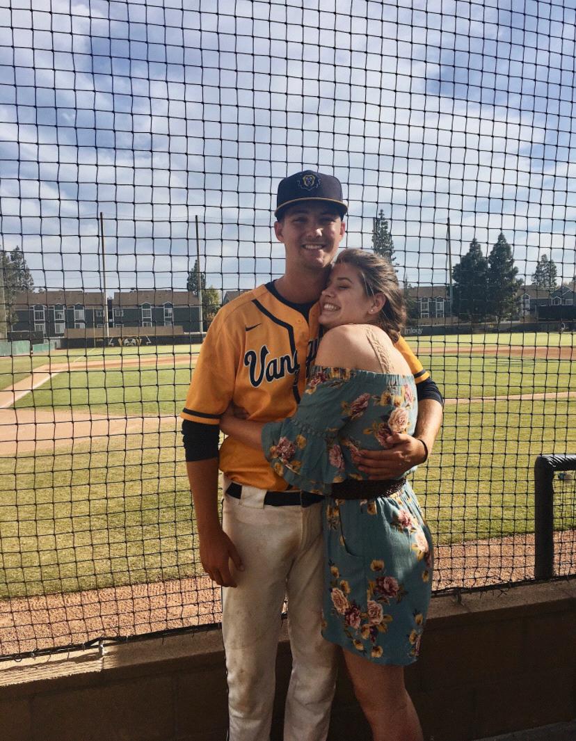 Katie and Jared after one of his games in College, GO LIONS! 2019