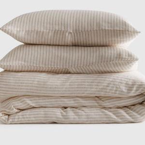 European Linen Stripe Duvet Cover Set | Quince