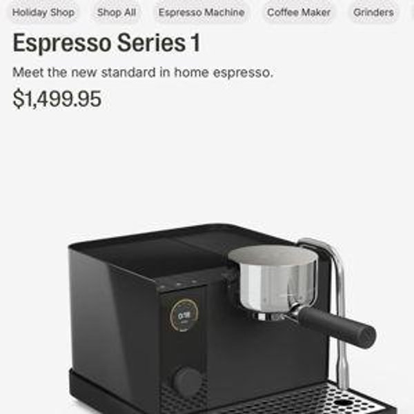 Our New Espresso Machine (It isn't out yet)