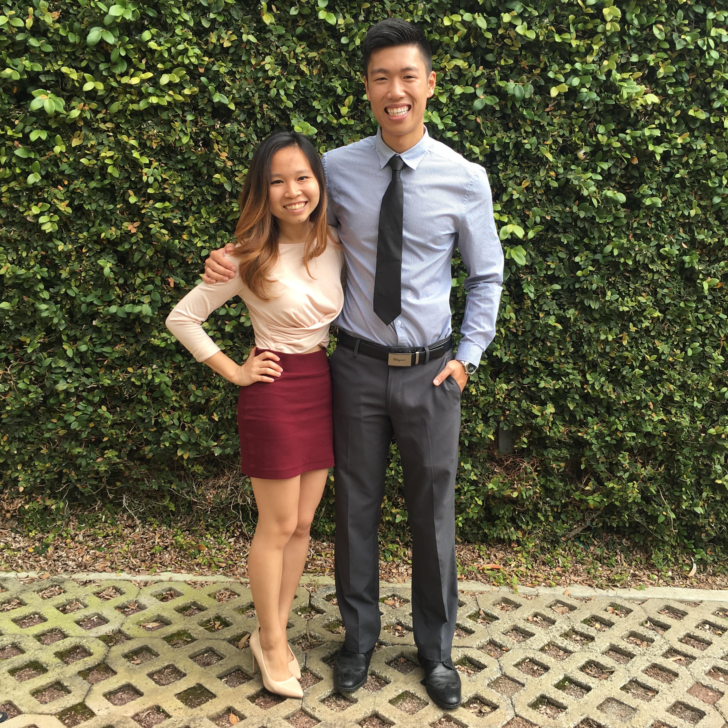 Us at our college end-of-year banquet!