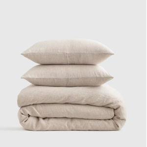 Linen Duvet Cover Set | Quince in Natural Chambray