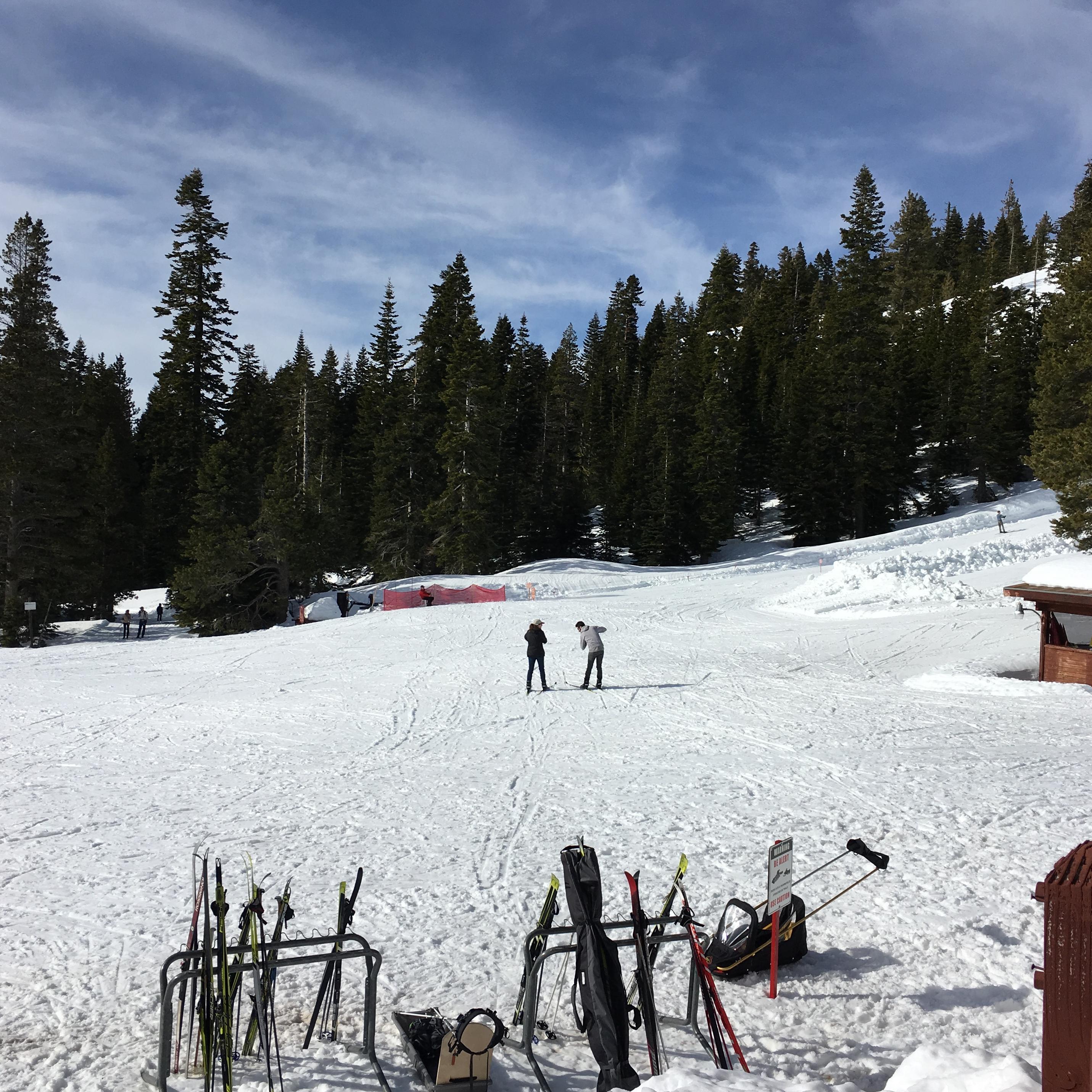 That time that Sam and Alex skied down a hill while Kandis and Eric drank wine.