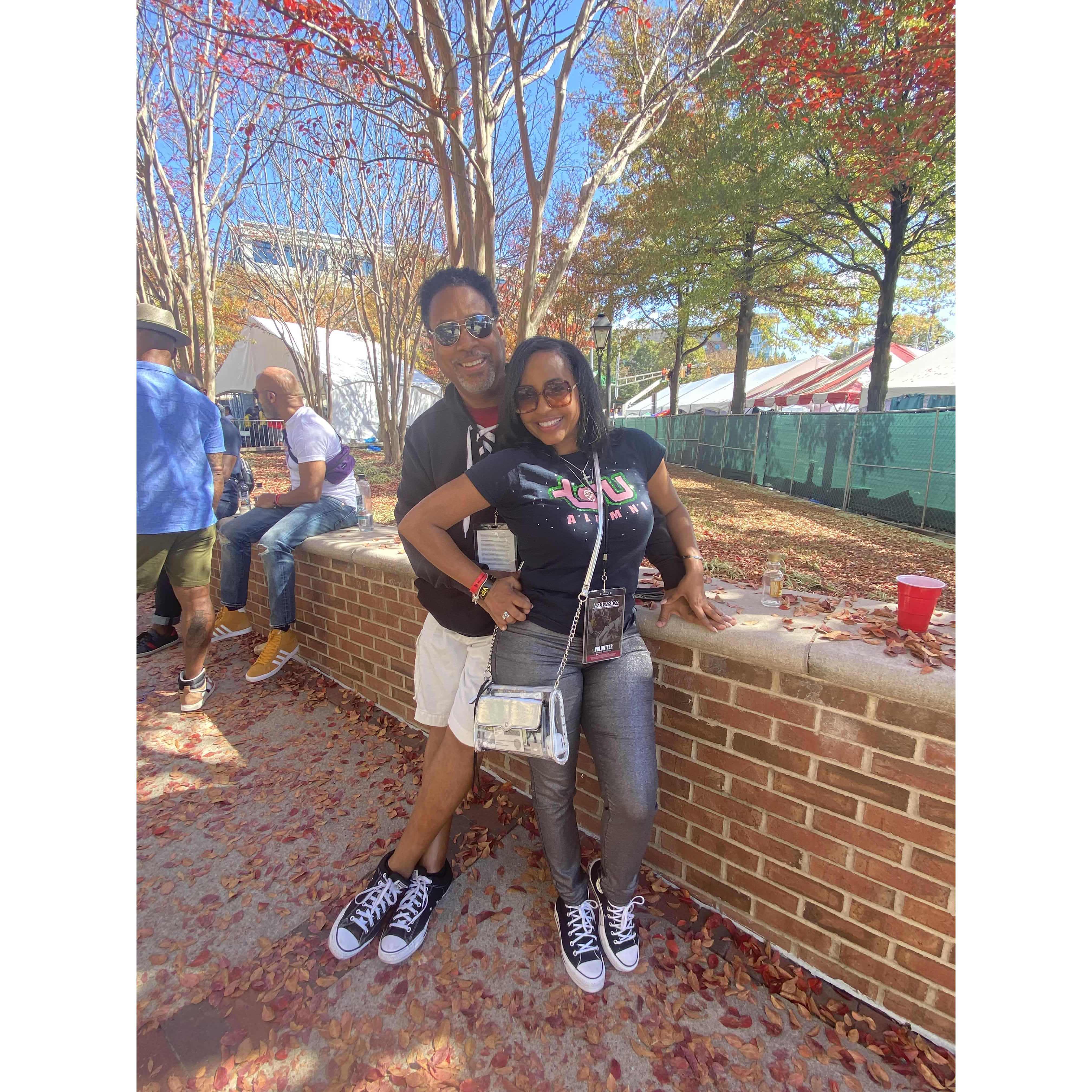 Morehouse Homecoming! We love our HBCUs.