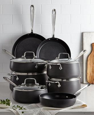 All-Clad Hard-Anodized 13-Pc. Cookware Set