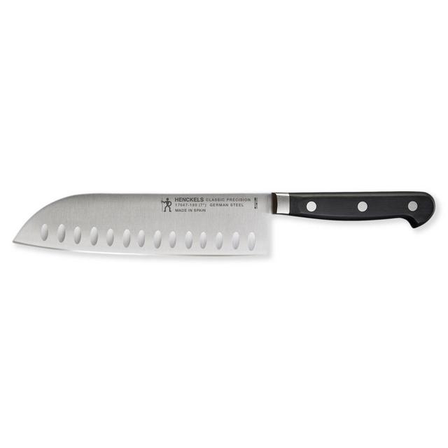 Henckels 1895 Classic Precision 7-Inch Hollow Edge Santoku Knife