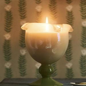 Tula Floral Tulip Fields Pedestal Candle