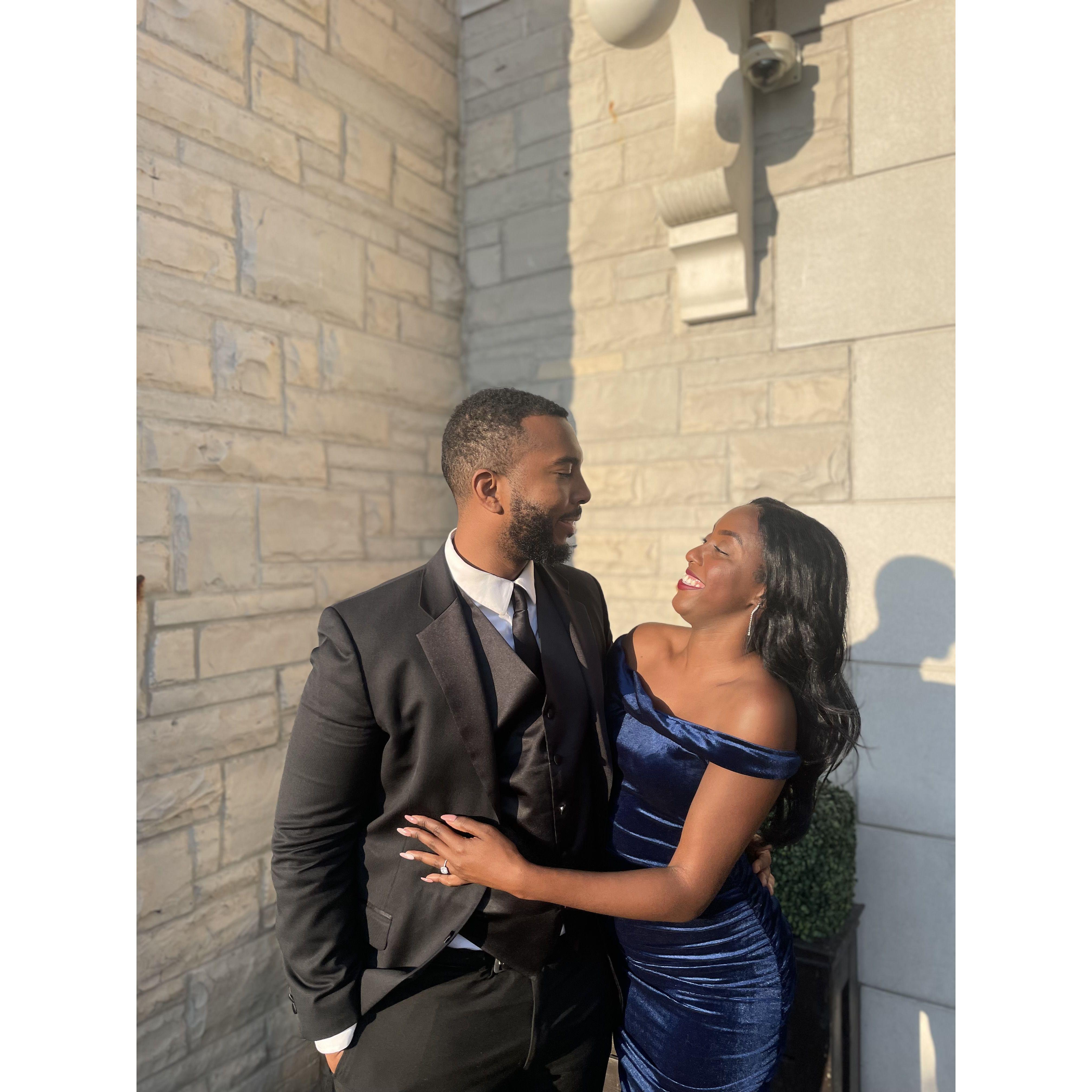 Celebrating our friends, Shonelle and Ricky, at their wedding!