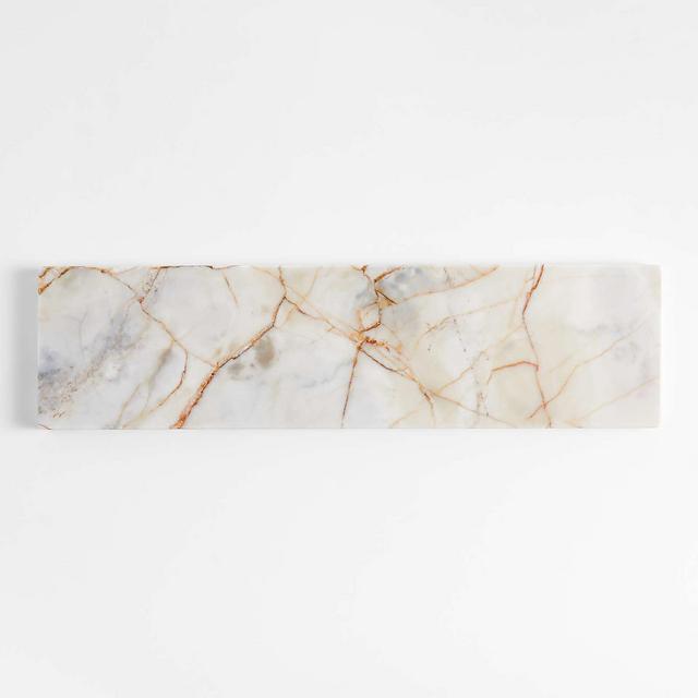 Rosette Extra-Long Marble Board by Laura Kim