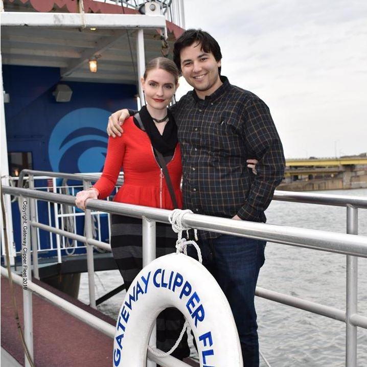 Dinner cruise on the Gateway Clipper Fleet in Pittsburgh, April 2019.