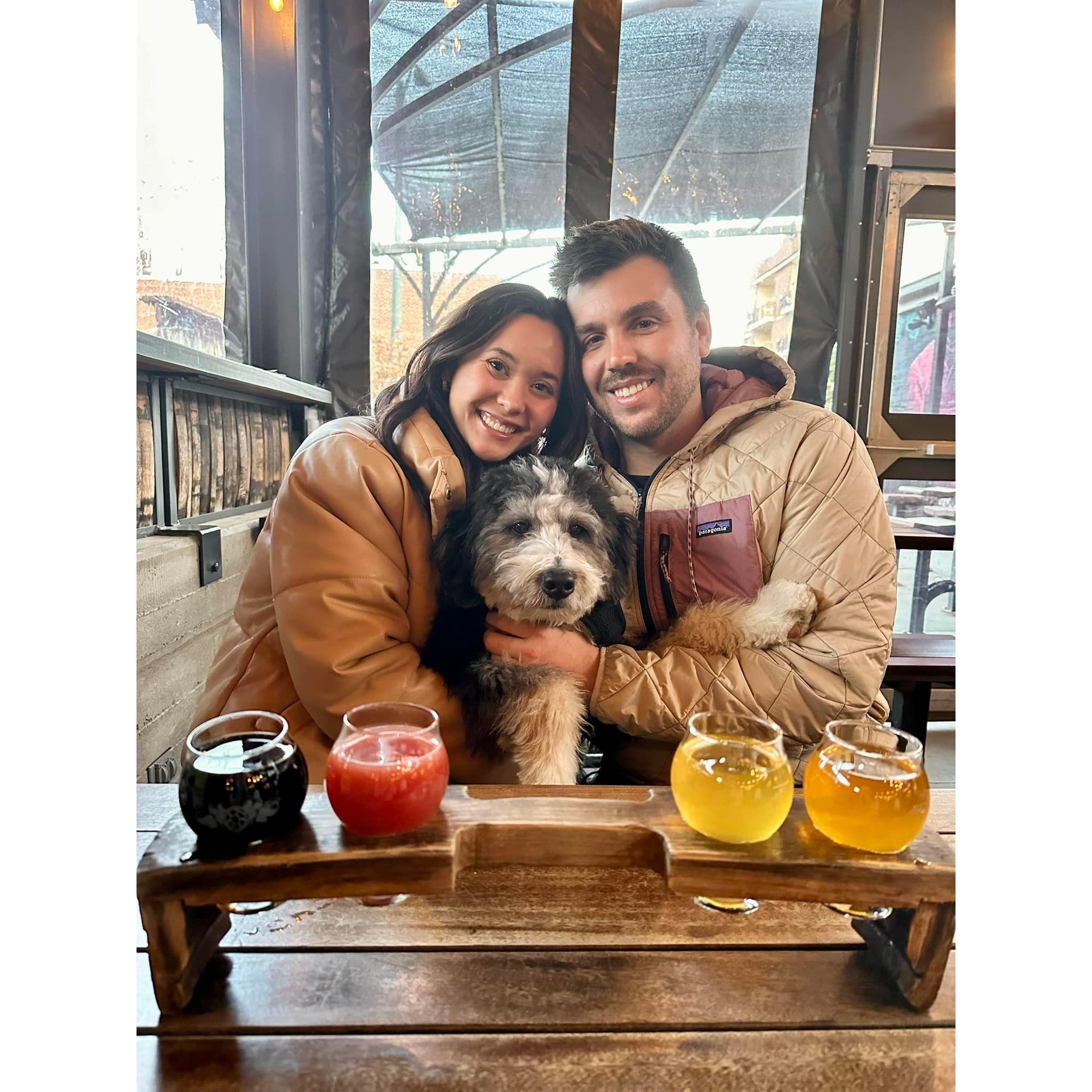 A trip to Asheville for Jordan's 31st birthday with our Fletchy guy