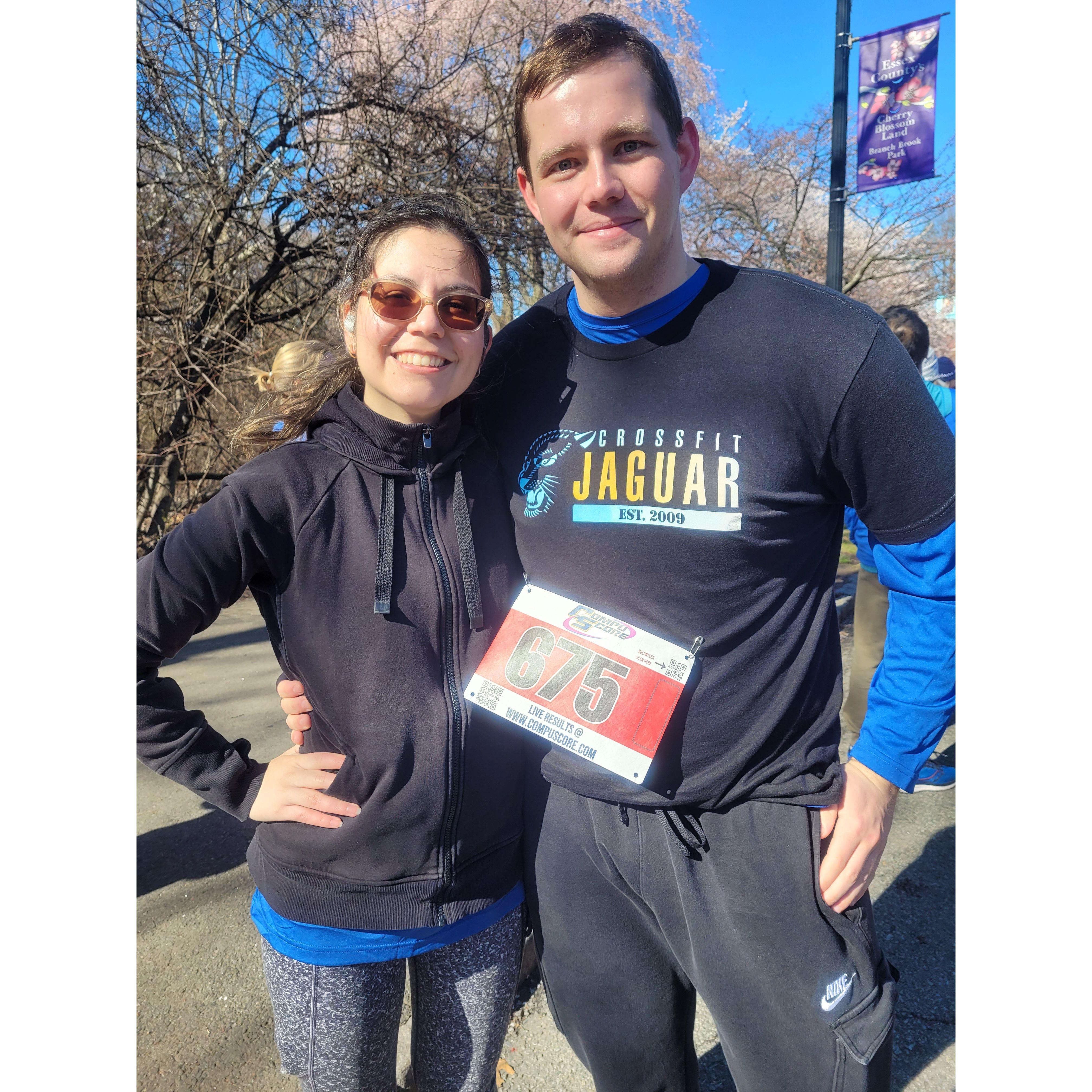 Our first photo together