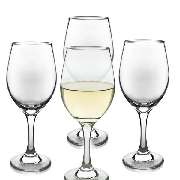 Libbey Classic White Wine Glasses, 11 ounce, Set of 4
