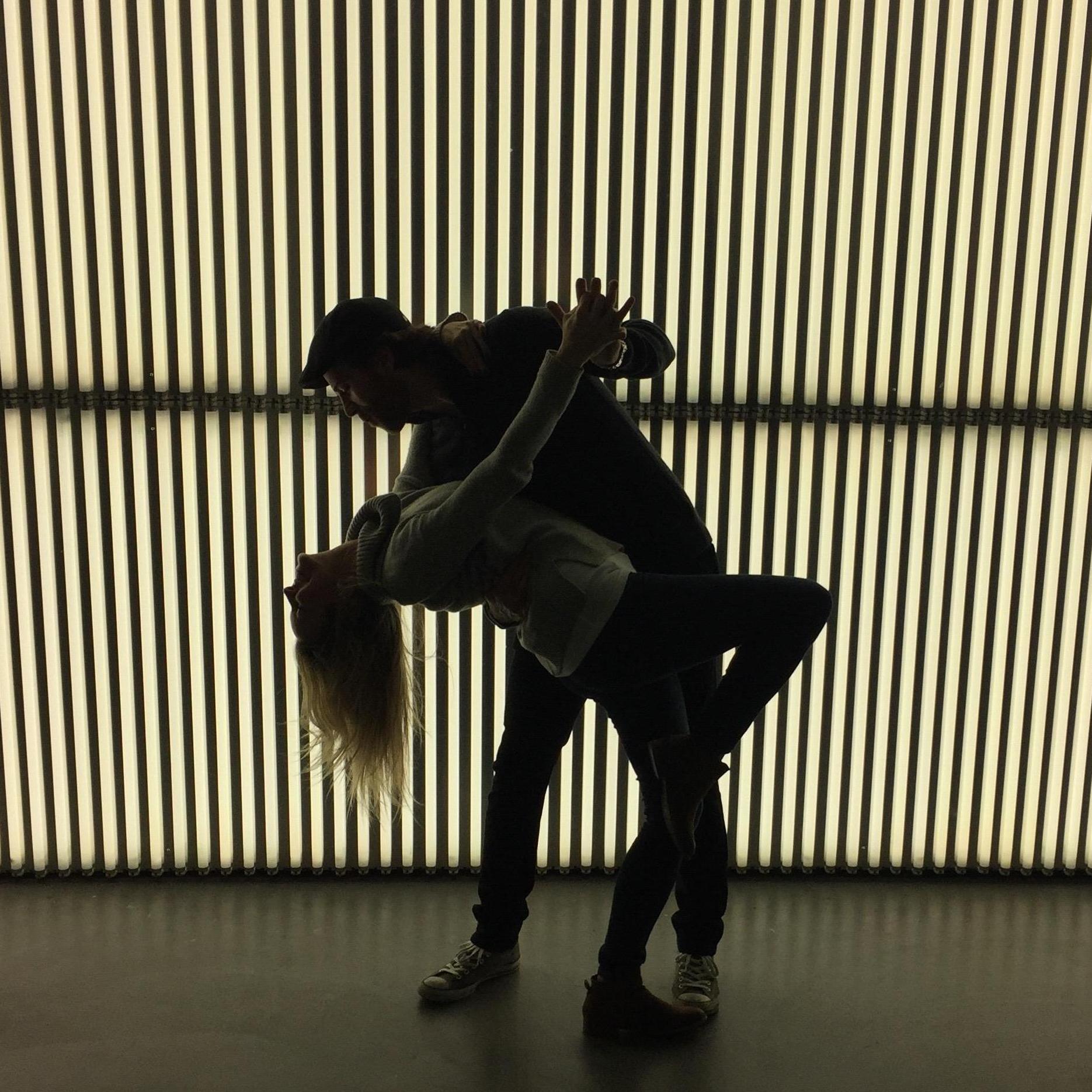 Dancing our way through the Museum of Contemporary Art in Chicago. November 2016