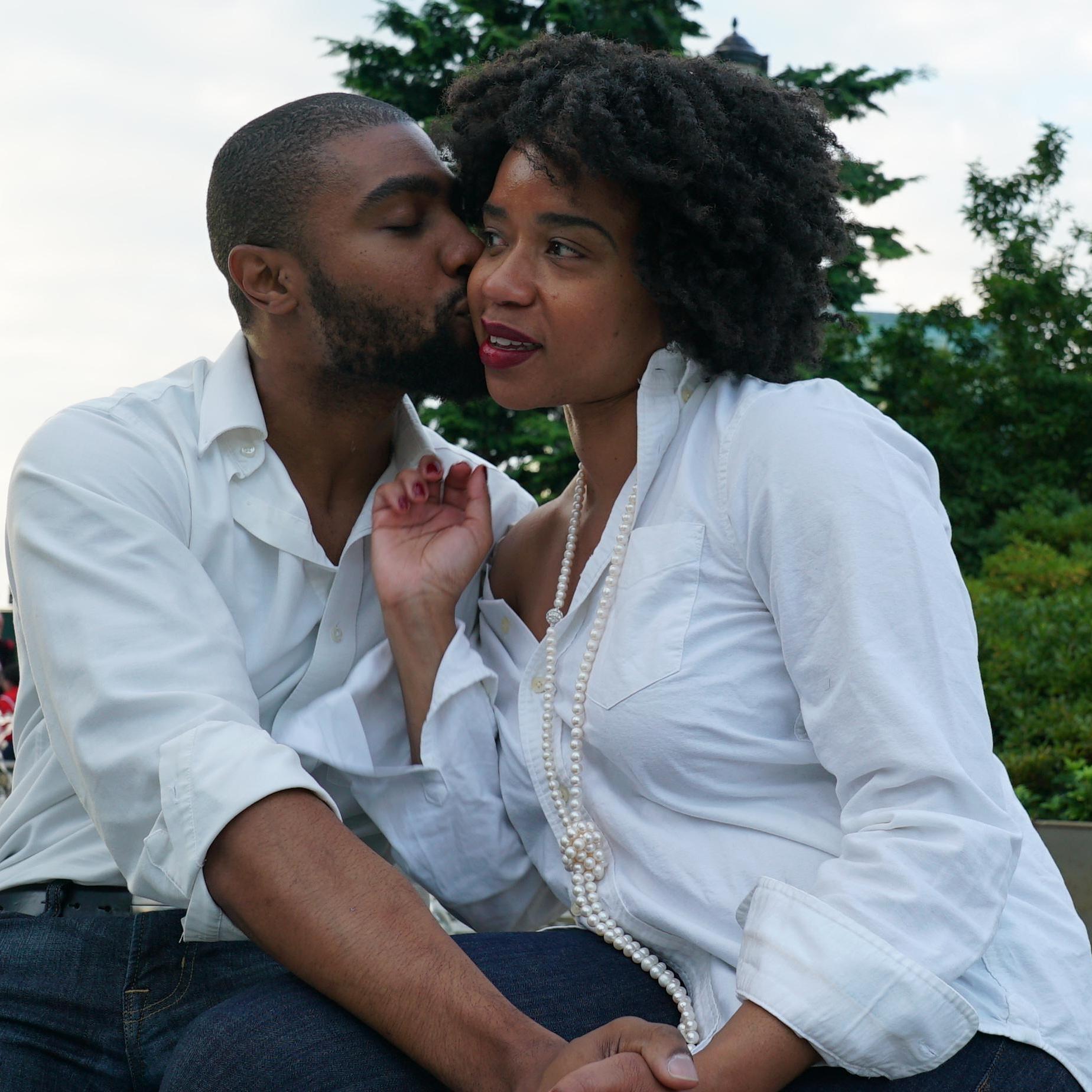 Hudson Park, NYC  (Photos courtesy of James Thomas. We were styled by Kristy Lewis; follow @evolutionkristy.)