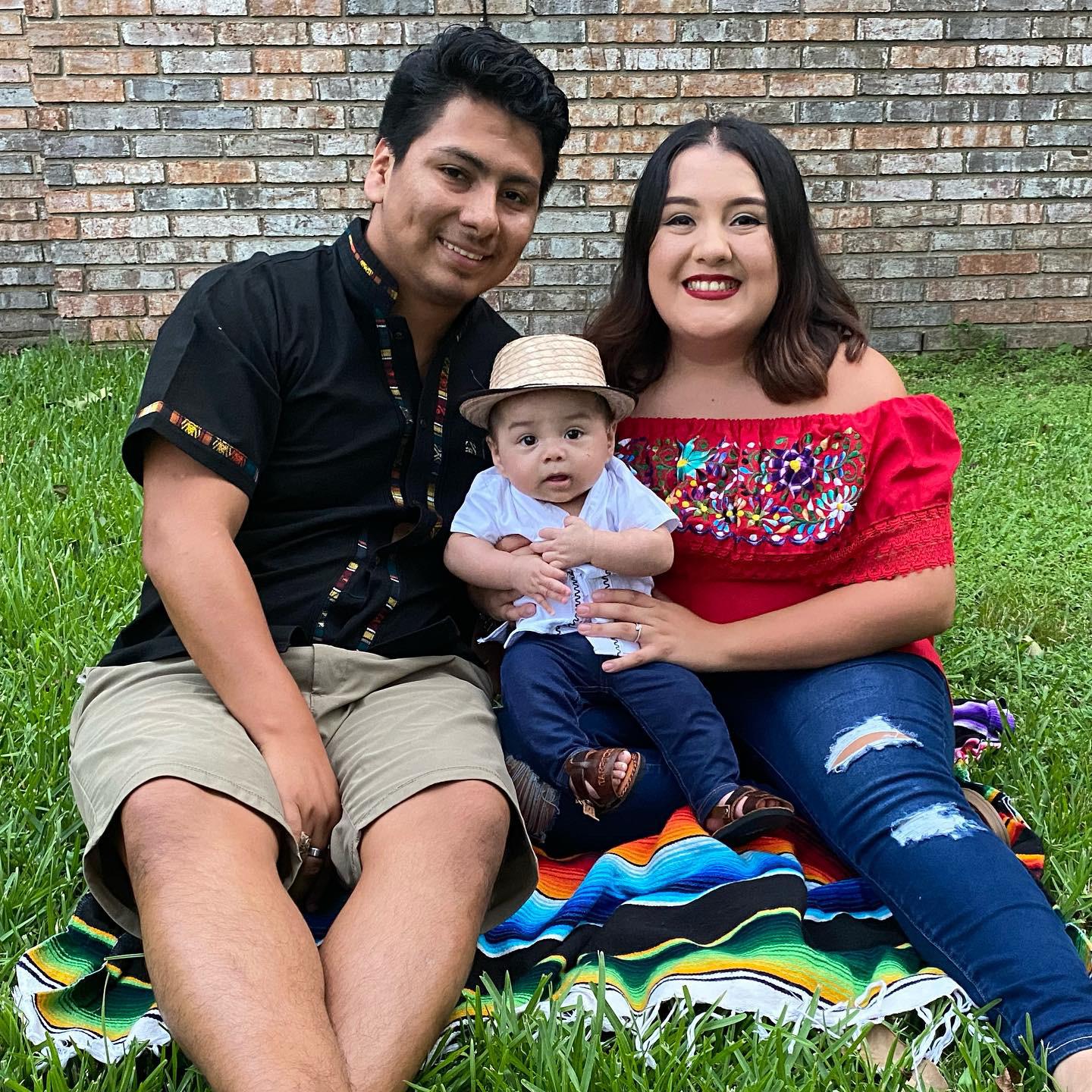 Cute little family picture.