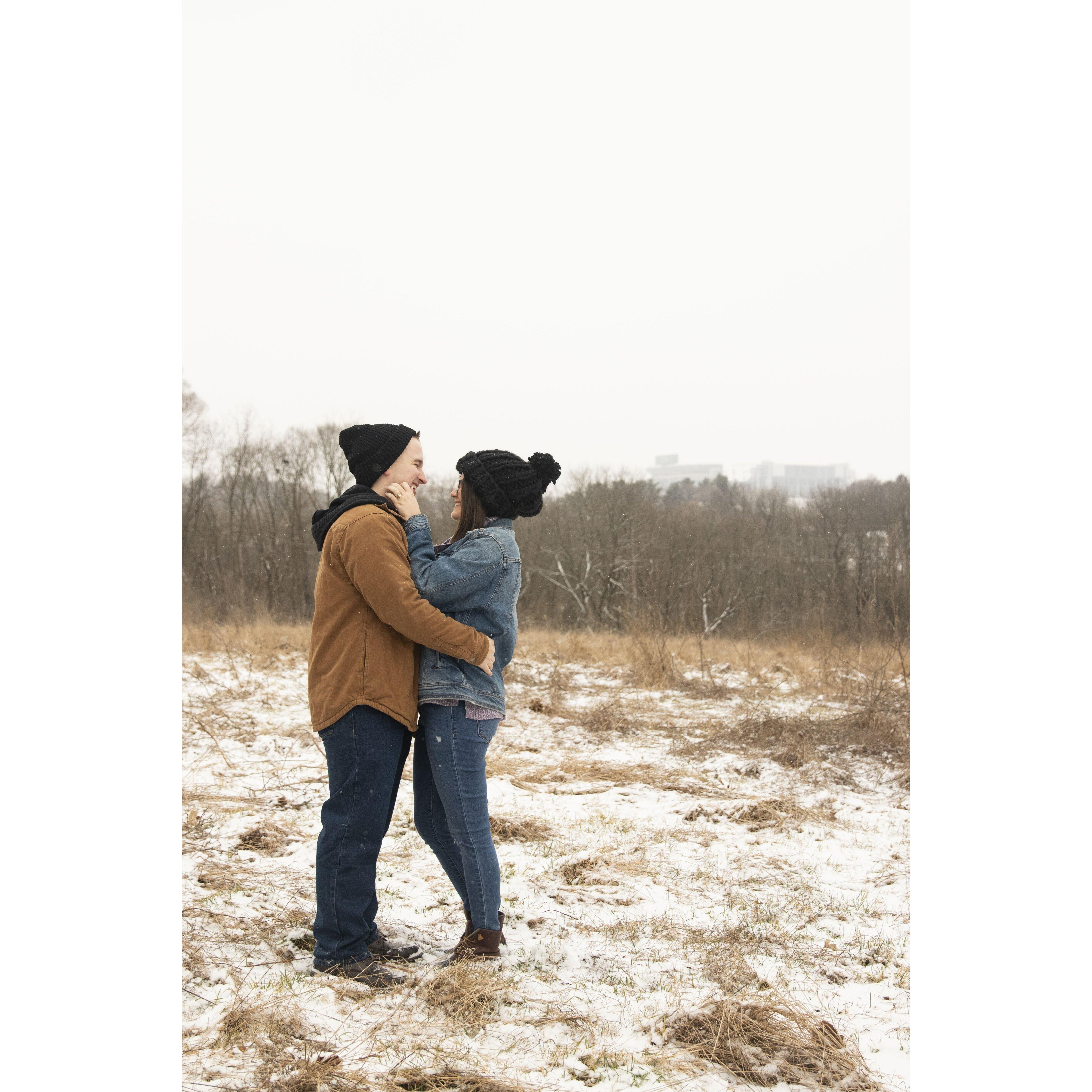 Our engagment! January, 2020