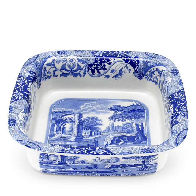 Spode Blue Italian Square Dish