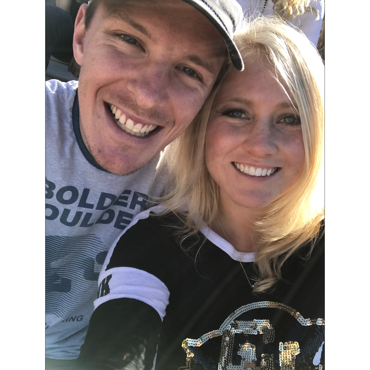 The day we became official! CU Boulder Homecoming Football Game 2019