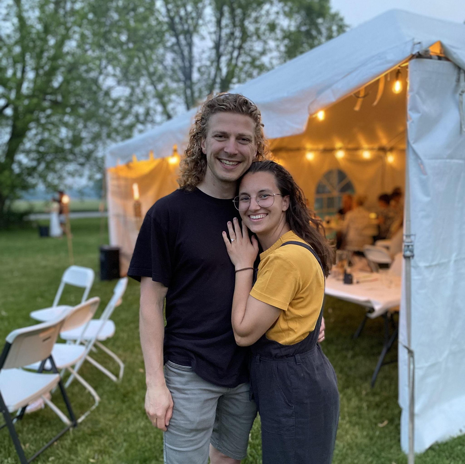 Engagement party-I mean Owens Grad party