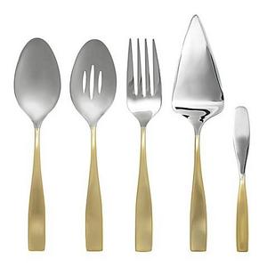Gourmet Settings Moments Eternity 5-Piece Hostess Set in Gold