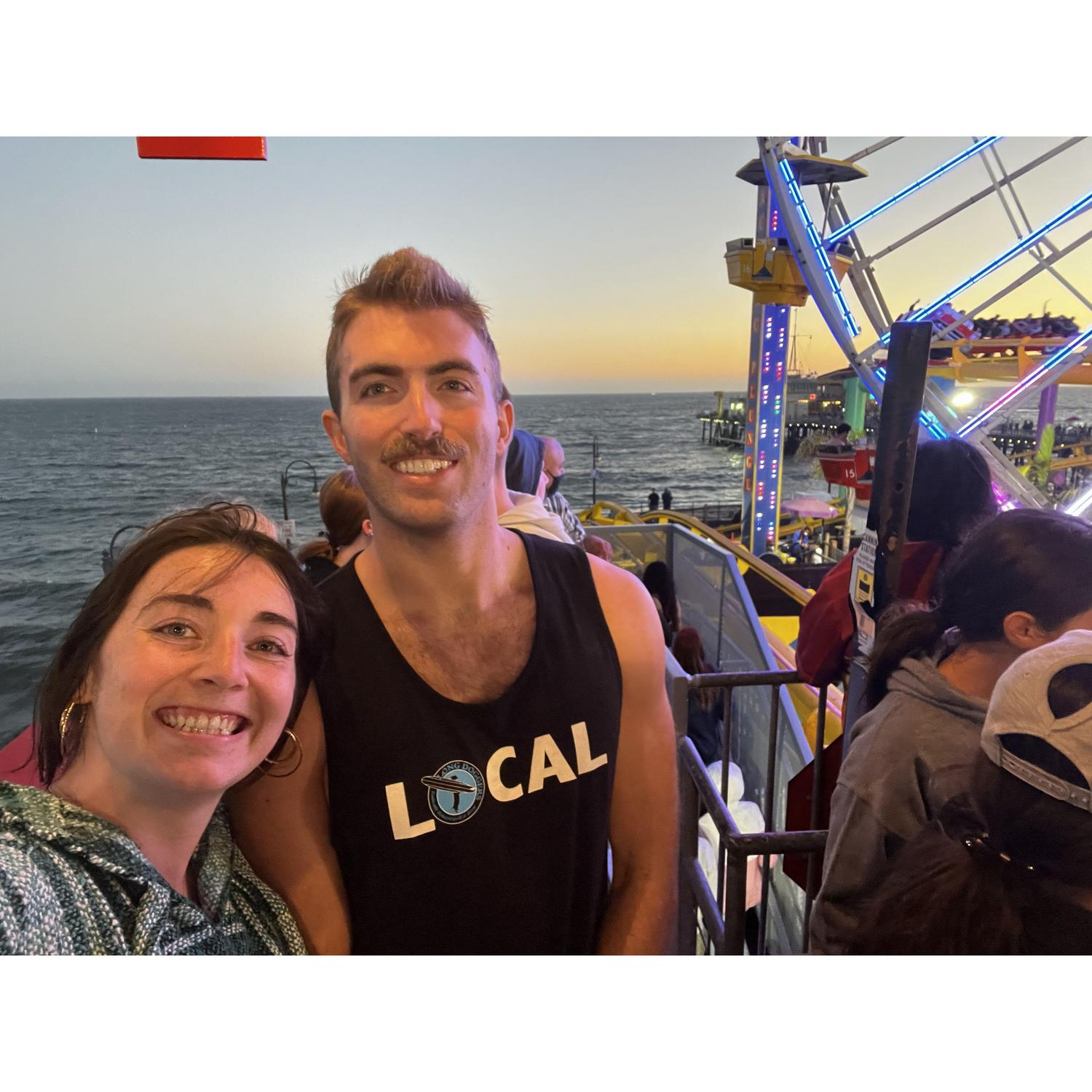 Santa Monica Pier was worth the crippling sun burn