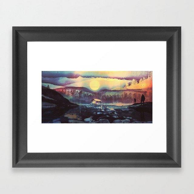 The Search Framed Art Print