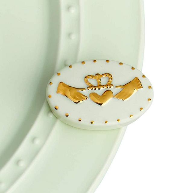 Nora Fleming Hand-Painted Mini: Loyalty Friendship Love (Claddagh) A264