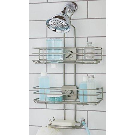 Better Homes & Gardens Adjustable Shower Caddy, Satin Nickel