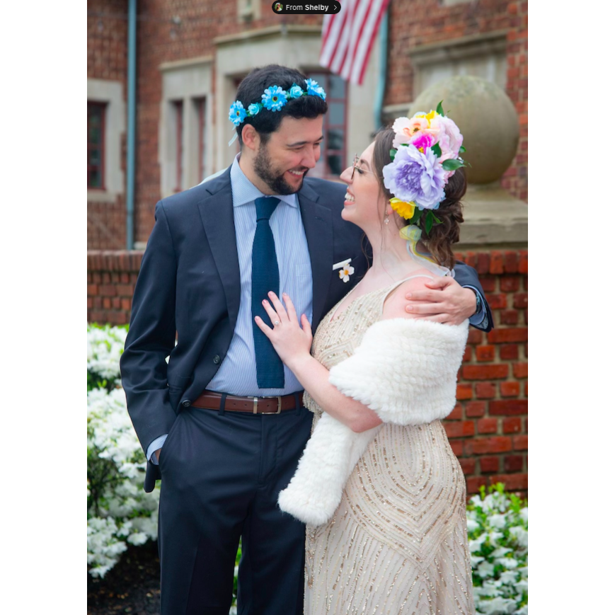 Emma's brother Matt's wedding day, April 2023