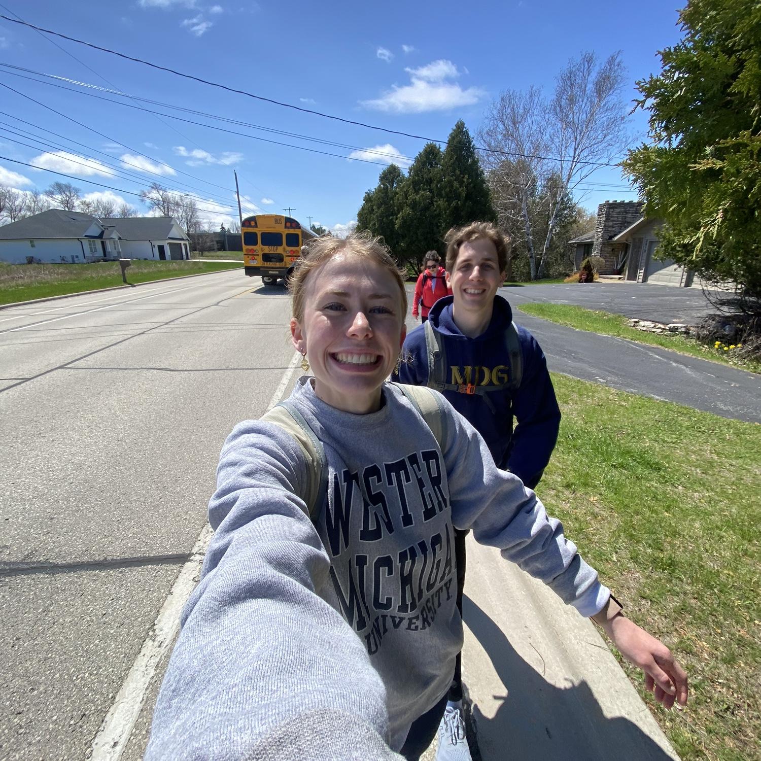 Our 22 mile Marian walk in Green Bay WI 🧀