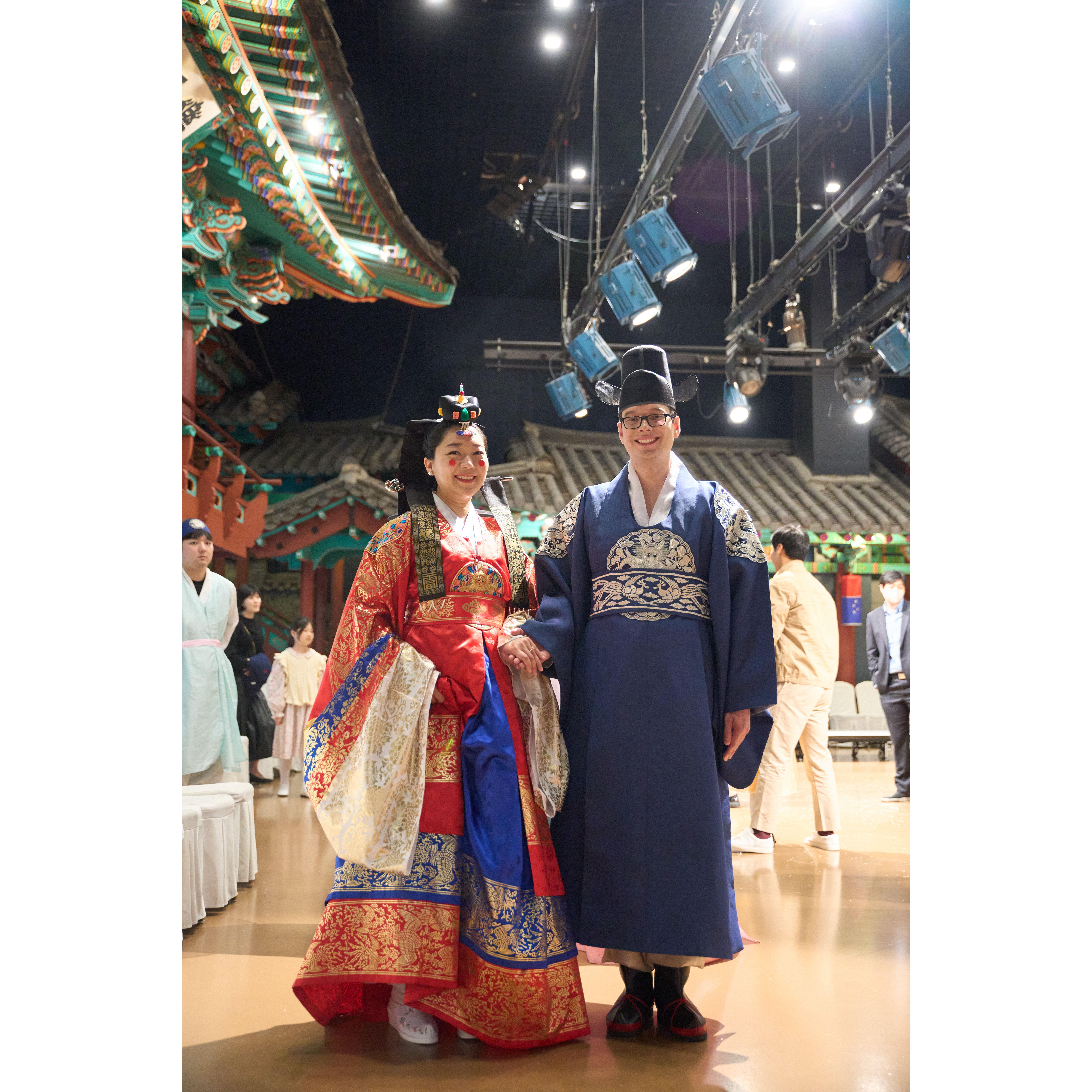 Traditional wedding in Seoul, South Korea