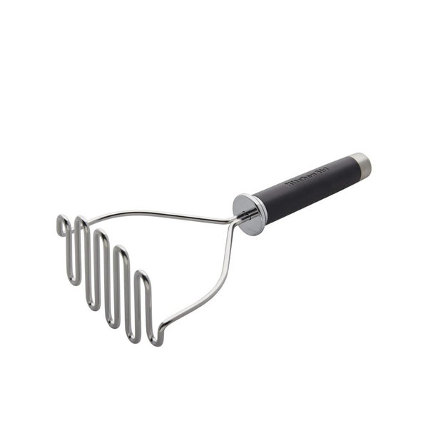 KitchenAid Gourmet Stainless Steel Wire Masher, 10.24-Inch, Black